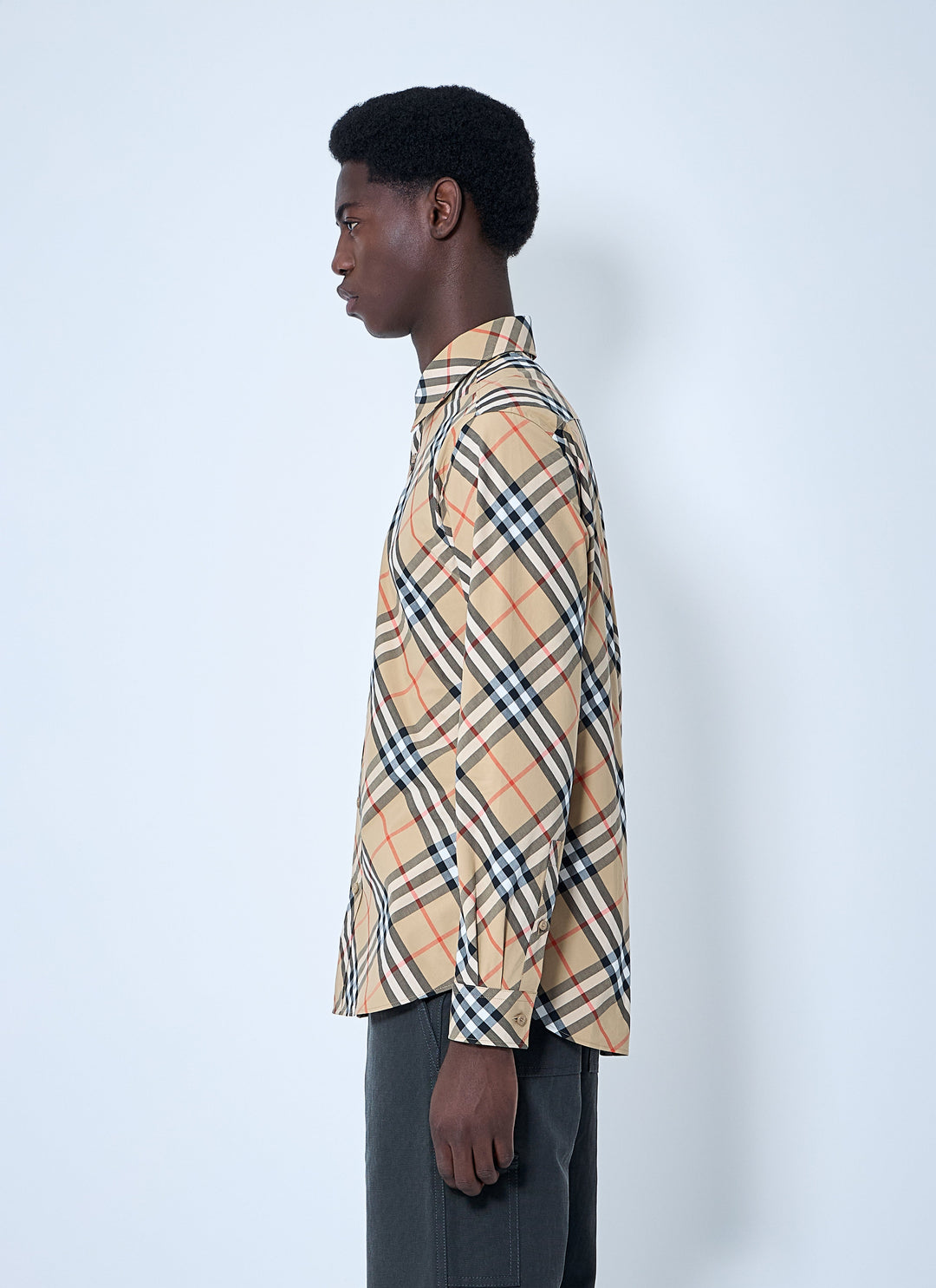 Burberry Men Check Shirt