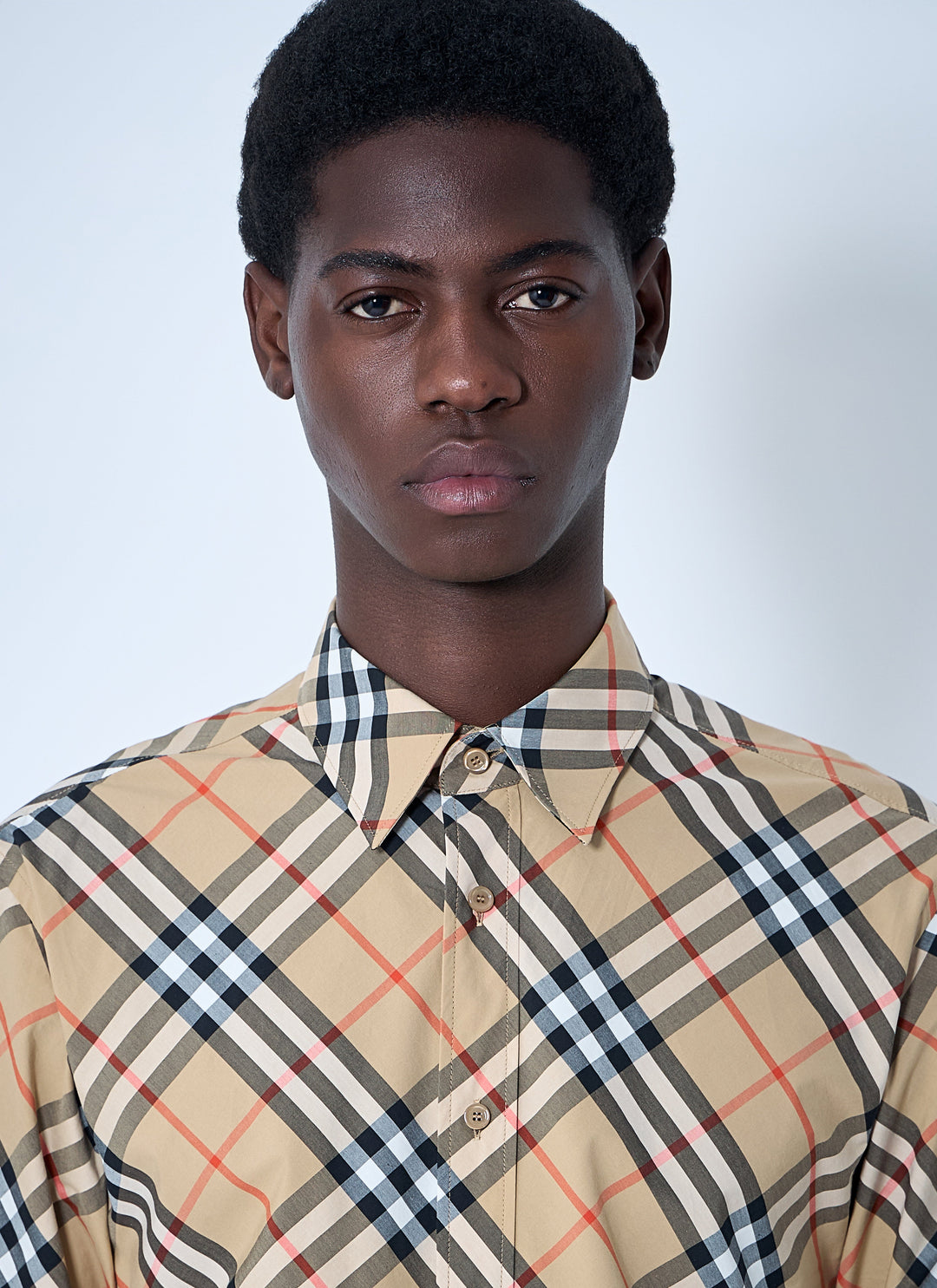 Burberry Men Check Shirt