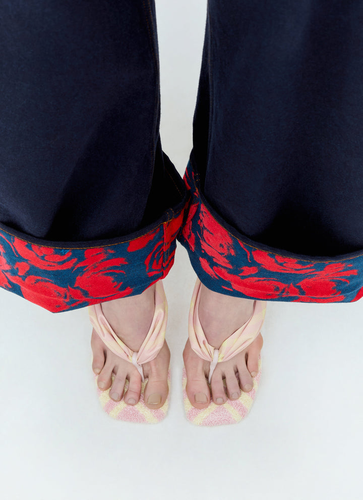 Burberry Women Check Pool Sandals