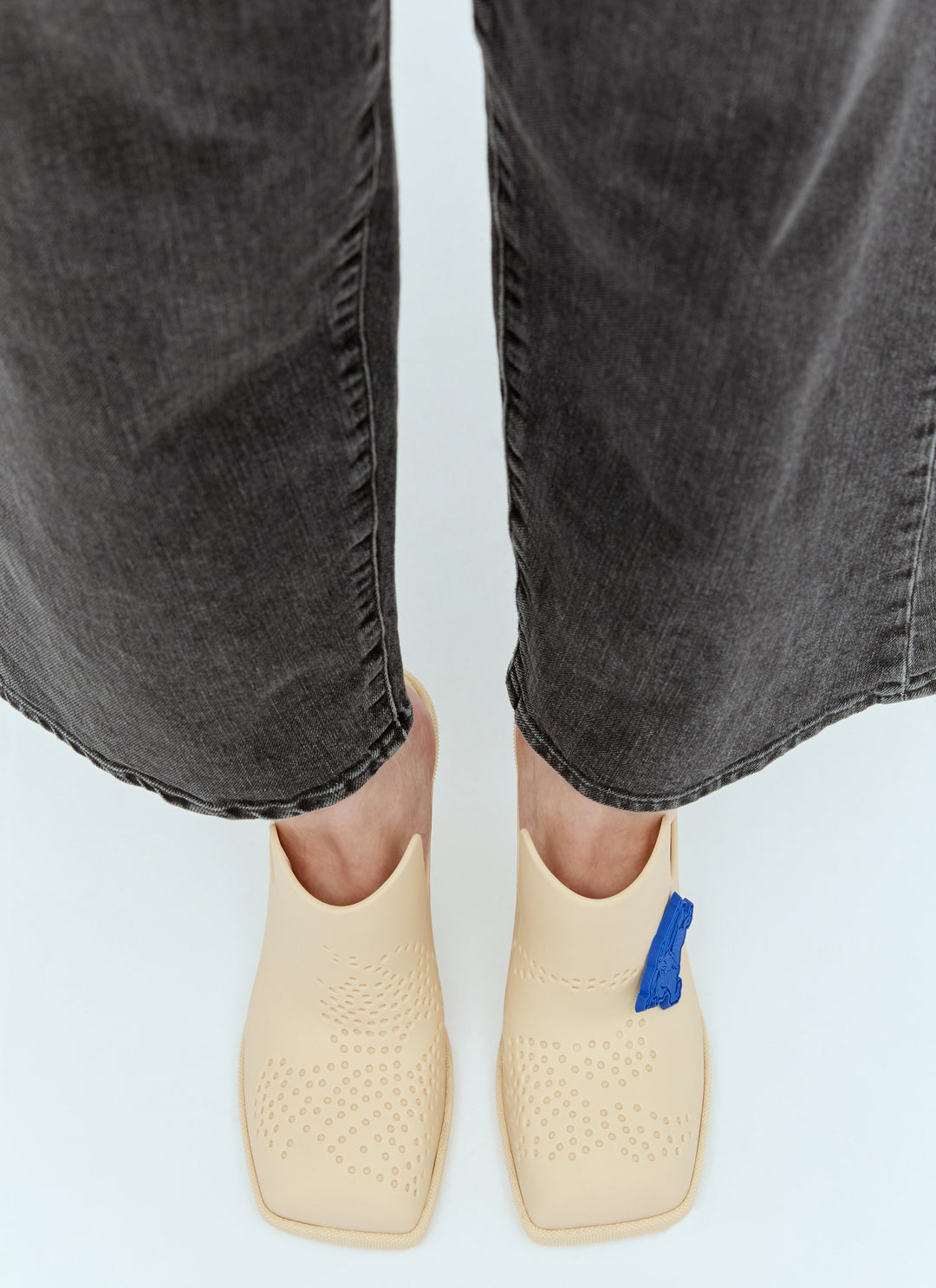 Burberry Women Rubber Highland Mules