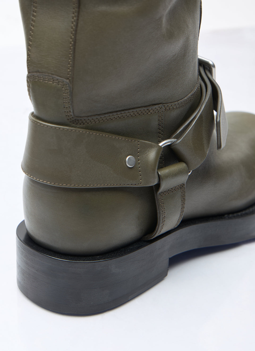 Burberry Women Leather Saddle High Boots