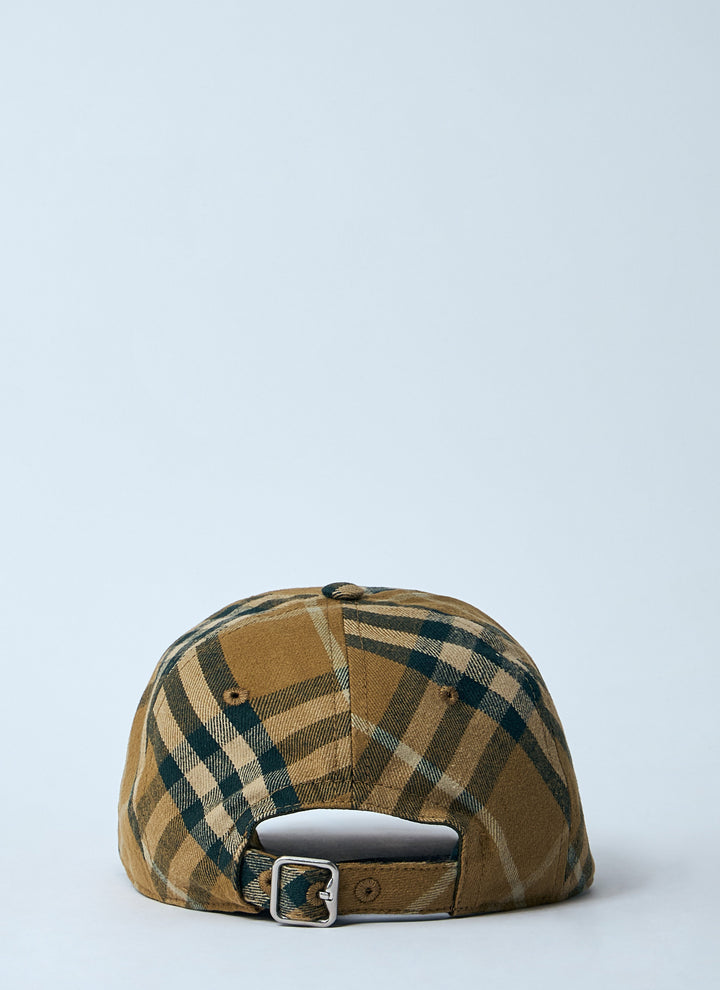 Burberry Women Check Cotton Baseball Cap