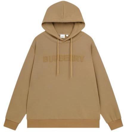 Burberry Logo Print Cotton Hoodie &