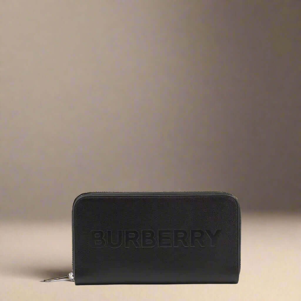 Burberry women's black leather Wallets