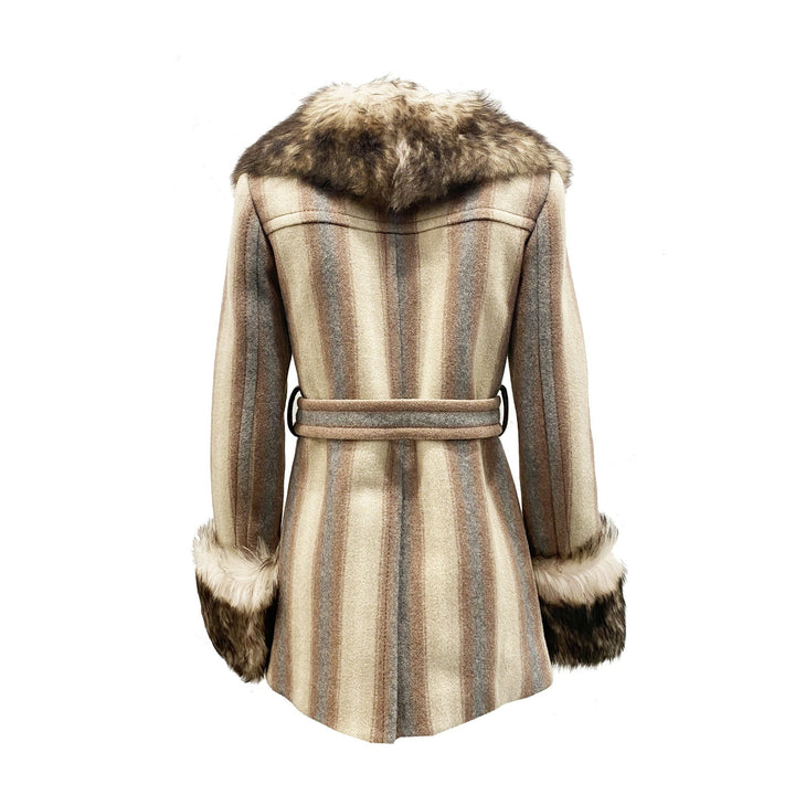 Marc Jacobs Fur Trim Coat Women