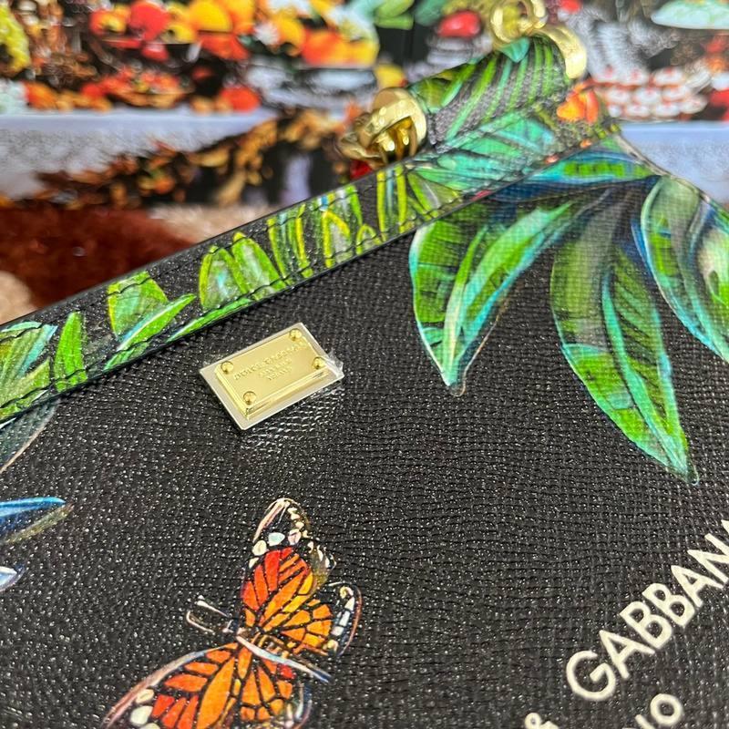Dolce &amp; Gabbana Flower Print Sicily Bag