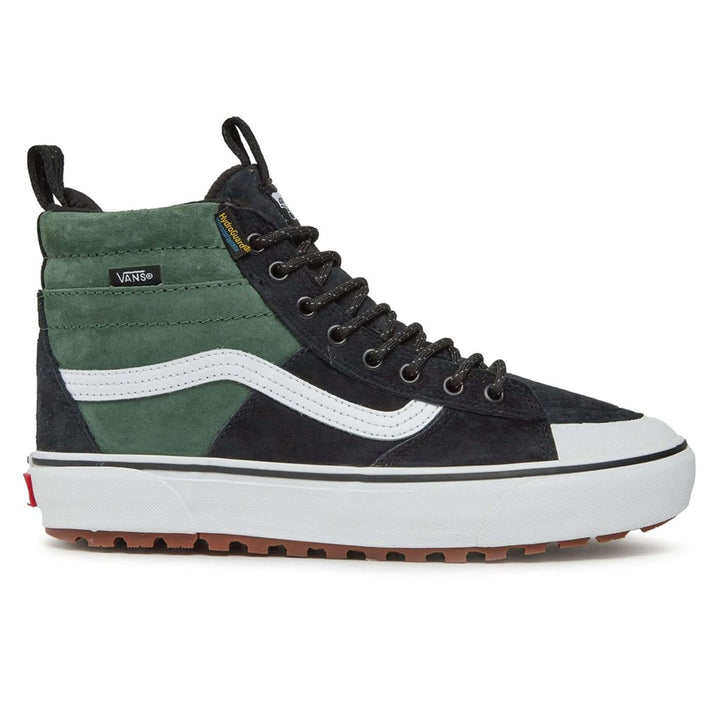 Vans green,  black & white high top Unisex leather Sneakers
