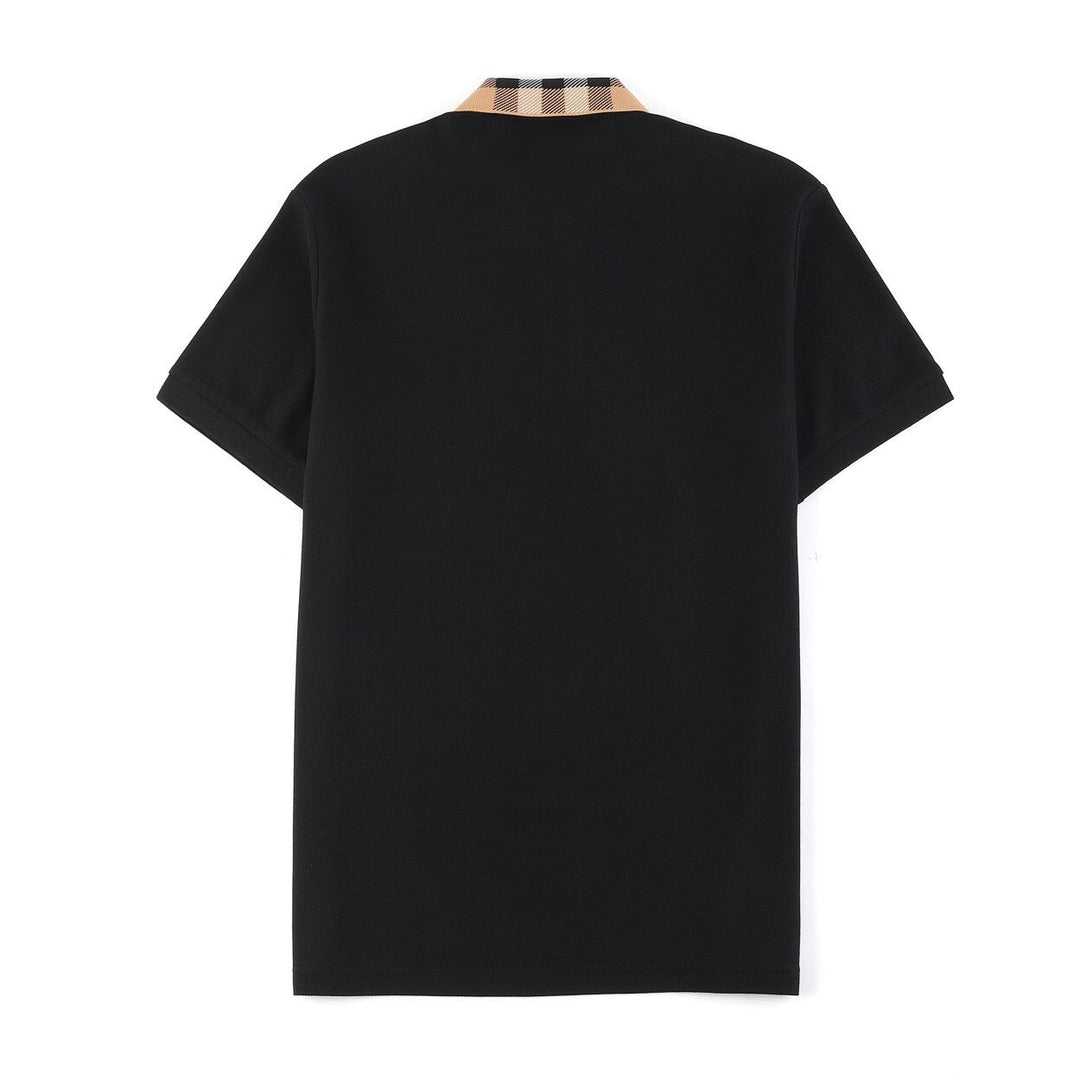 Burberry Check collar polo shirt