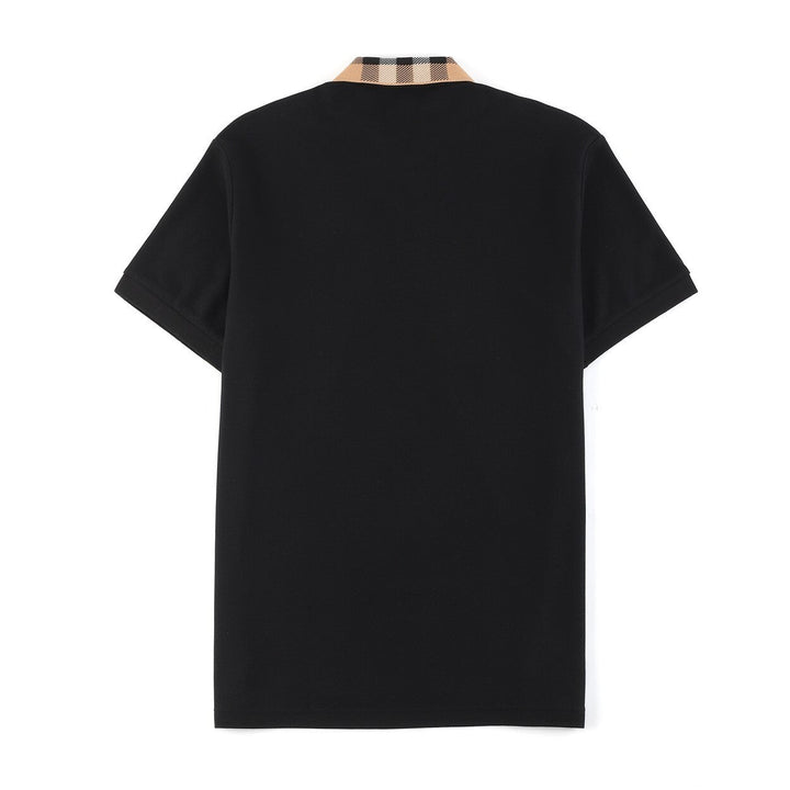 Burberry Check collar polo shirt