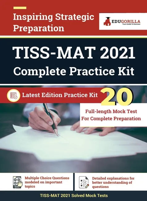 TISS-MAT Exam Preparation Book 2023: Management Aptitude Test - 20 Full Length Mock Tests (Solved Objective Questions) with Free Access to Online Test - Paperback