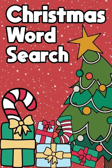 Christmas Word Search: Happy Holiday Edition Challenging Puzzle Game Activity Book A Small Travel Size With Merry Xmas Tree Stocking Stuffer - Paperback
