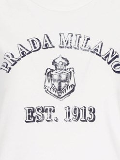 Prada Women Logo T-Shirt