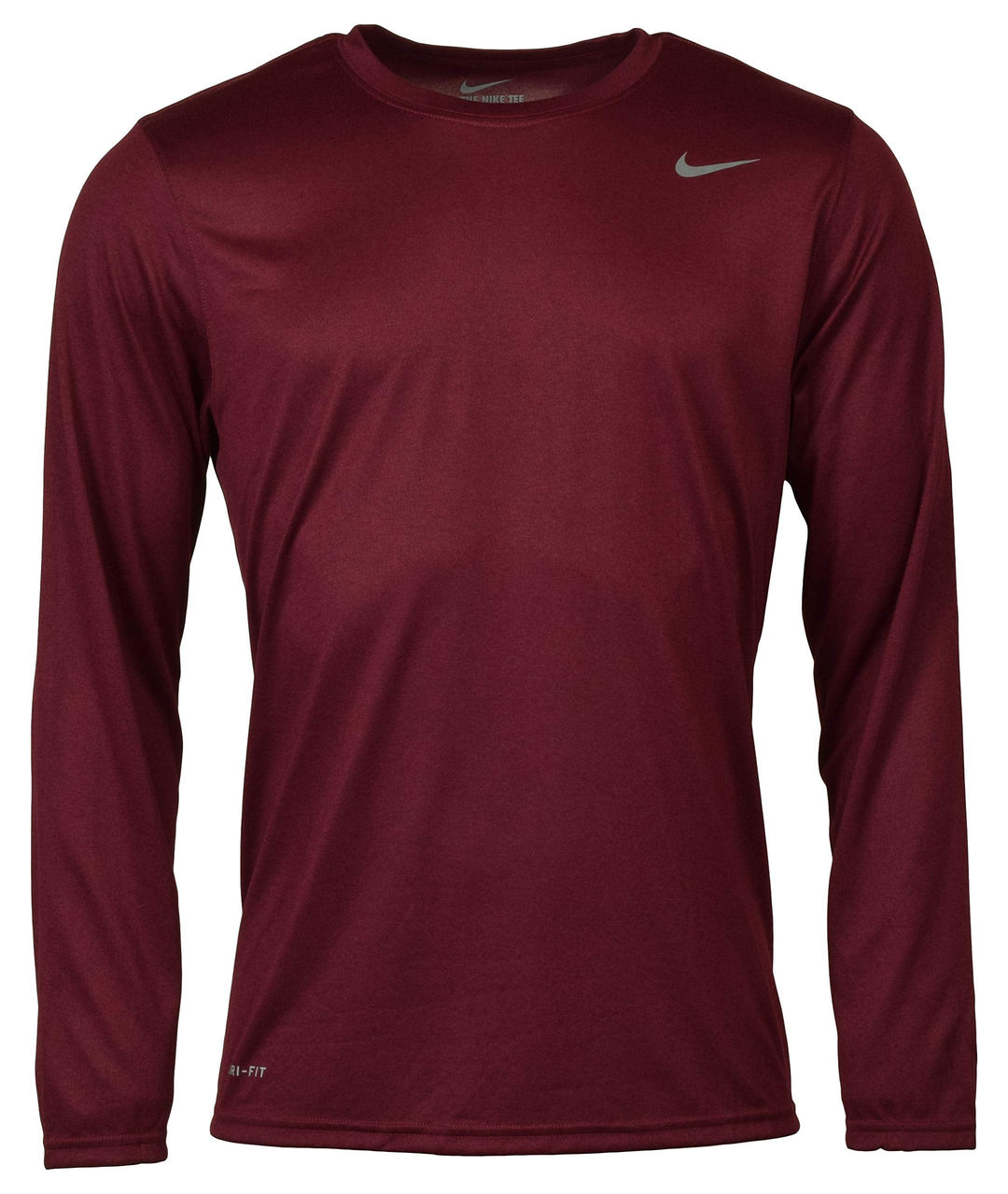 Nike Mens Dry Anti-Odor Dri-Fit Long Sleeve Shirt Cardinal X-Large