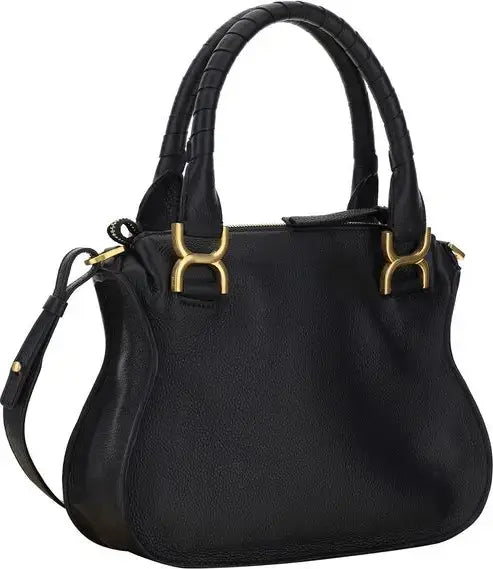 Chloé Marcie black leather Handbag
