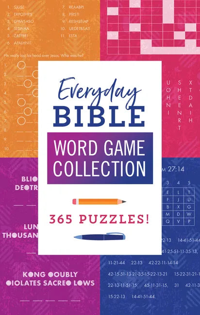 Everyday Bible Word Game Collection: 365 Puzzles! - Paperback