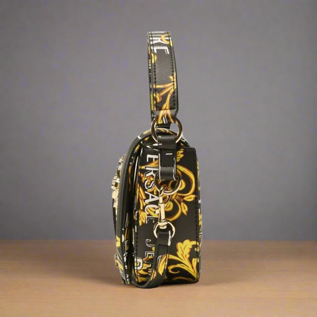 Versace Jeans black & gold Handbags