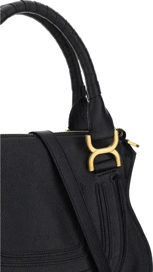 Chloé Marcie black leather Handbag