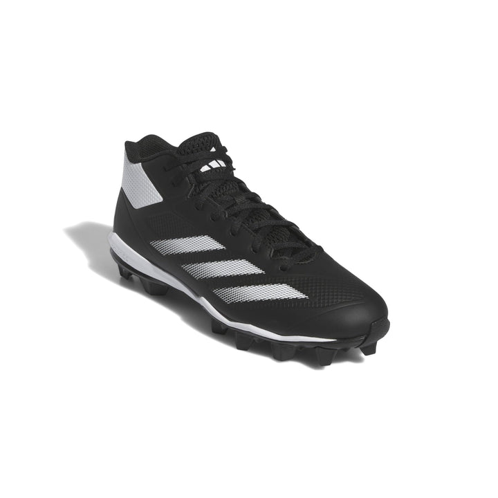 adidas Mens Adizero Impact Molded Baseball Sneaker Black/White/Black 9.5