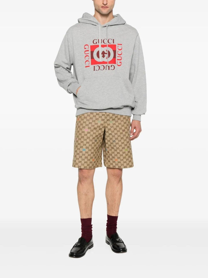 Gucci Men `Gg Canvas` Short Pants