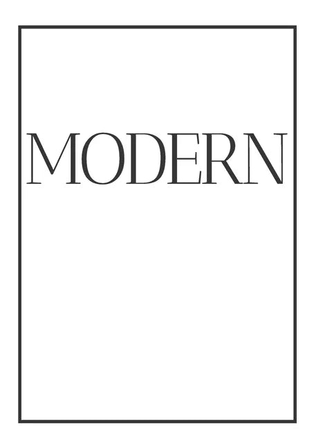 Modern: A decorative book for coffee tables, bookshelves and end tables: Stack style decor books to add home decor to bedrooms - Paperback