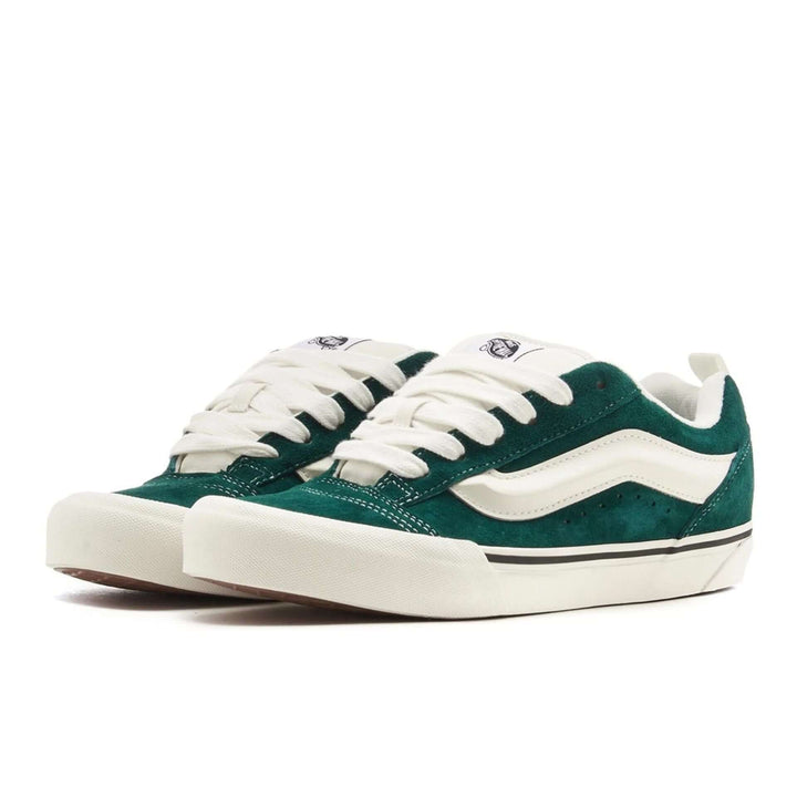 Vans green, white low top leather unisex Sneakers