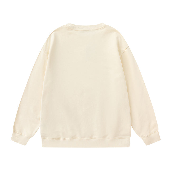 GUCCI Beige Cotton Jersey Sweatshirt New &amp; Authentic