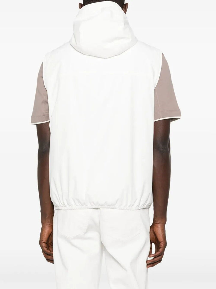 Brunello Cucinelli Men Nylon Vest With Padding