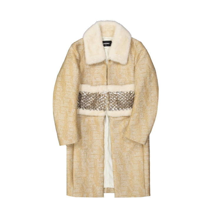Dsquared2 Crystal Embellished Coat Women