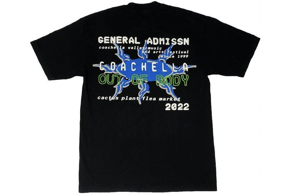 Cactus Plant Flea Market Coachella Weekend 2 T-shirt Black