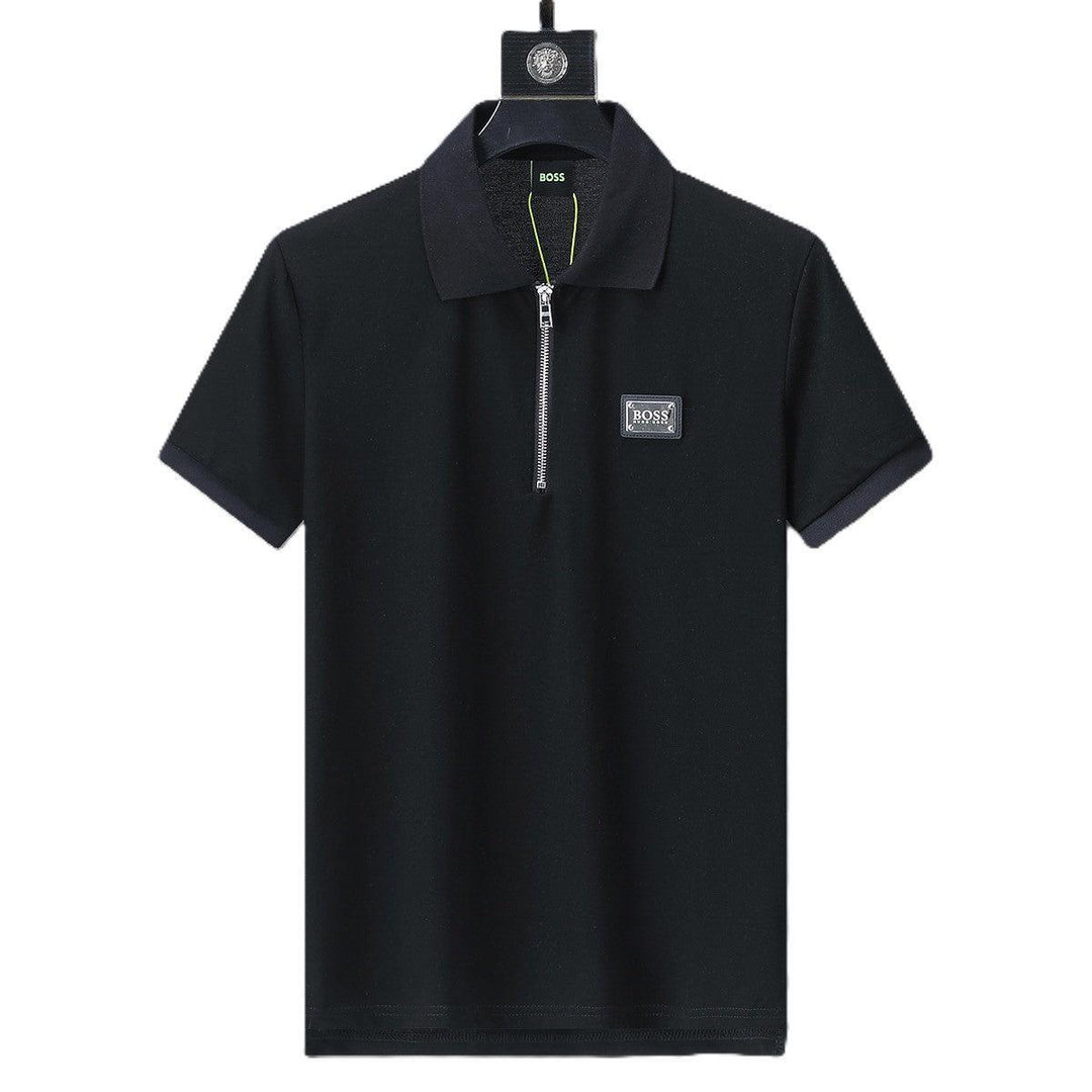Hugo Boss Black T-Shirt with Collar