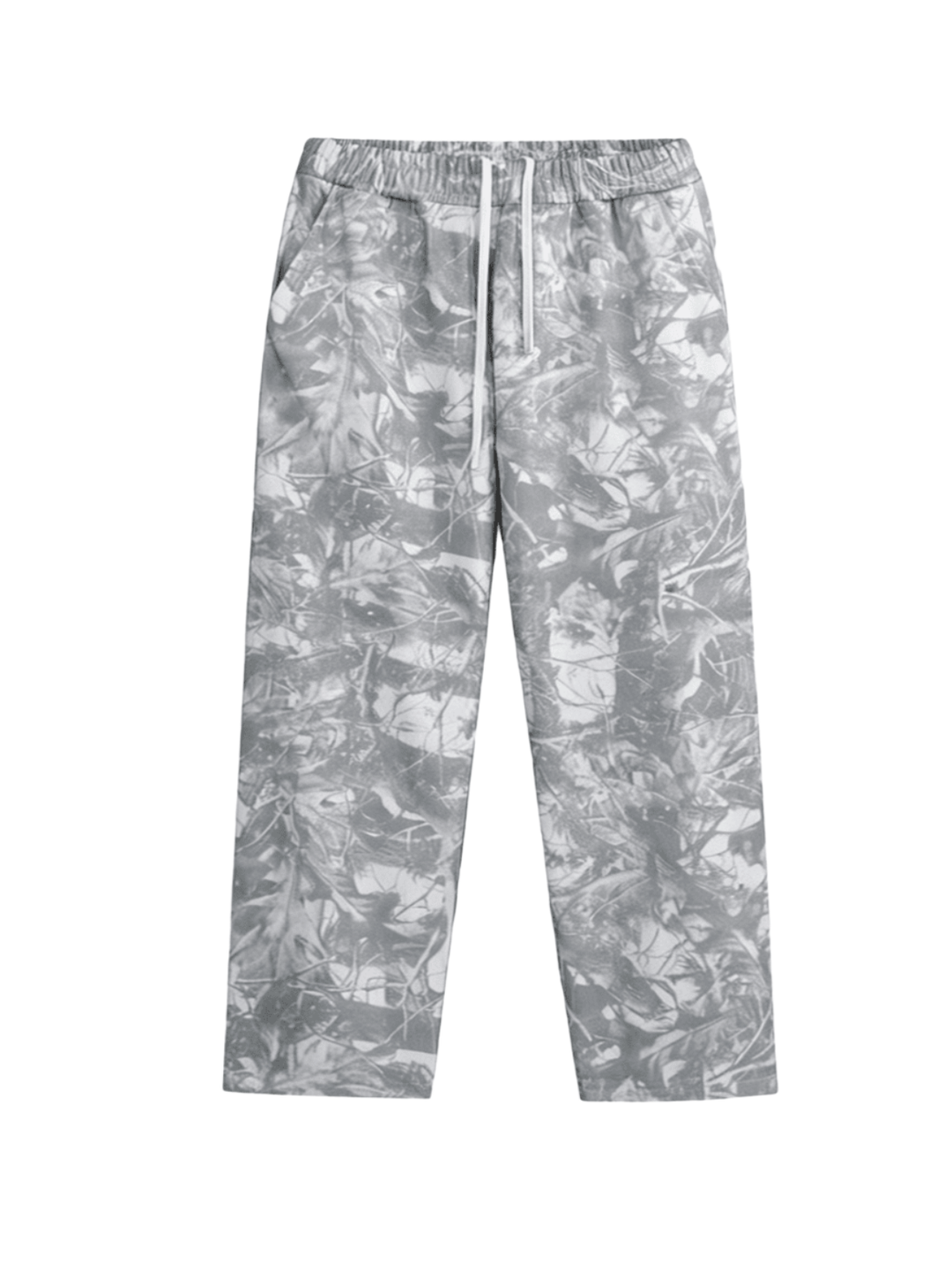 Camo Oversized Heavyweight French Terry Open-Hem Sweatpants