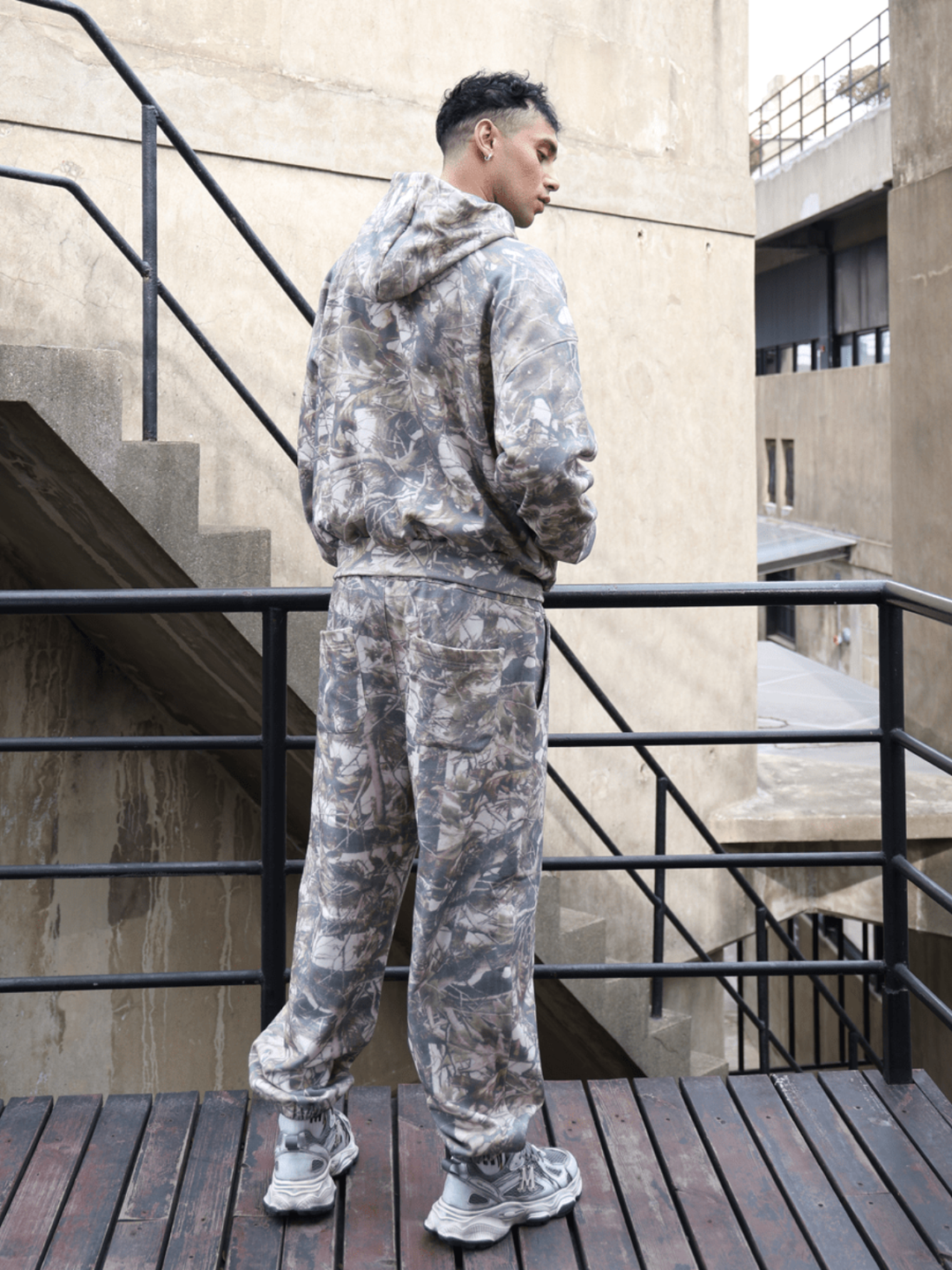 Camo Oversized Heavyweight French Terry Sweatpants