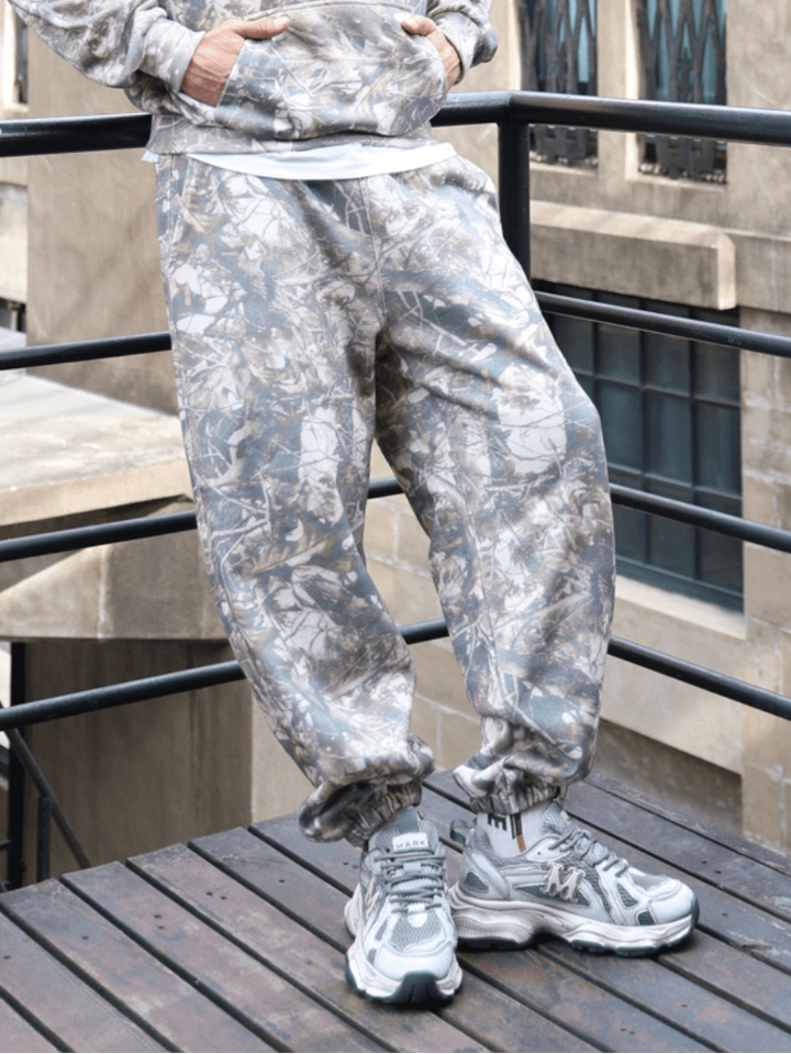 Camo Oversized Heavyweight French Terry Sweatpants