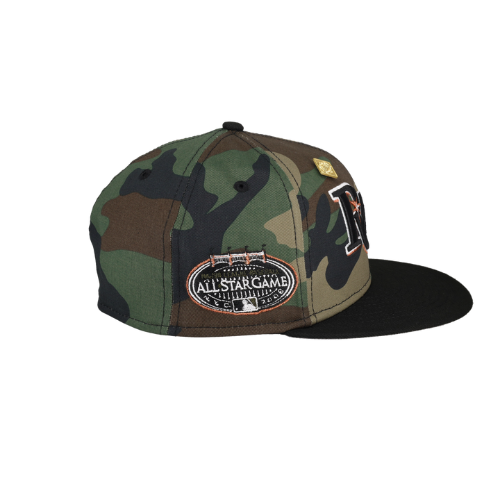 Tampa Bay Rays 2008 All Star Game Patch Camo 59Fifty Fitted Hat