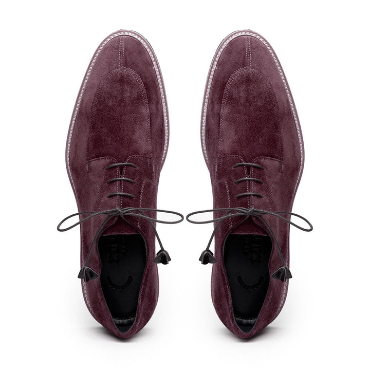 26-220-BDX CAMPO Sueded Goatskin Lace Up, Bordeaux