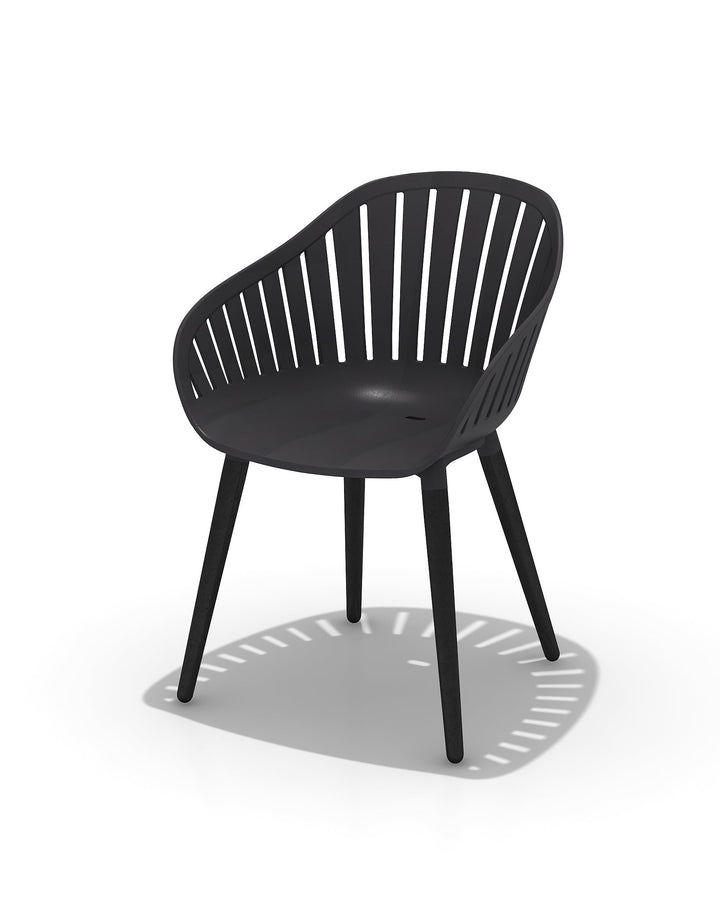 Nassau Resin and Aluminum Chairs - 4 Piece