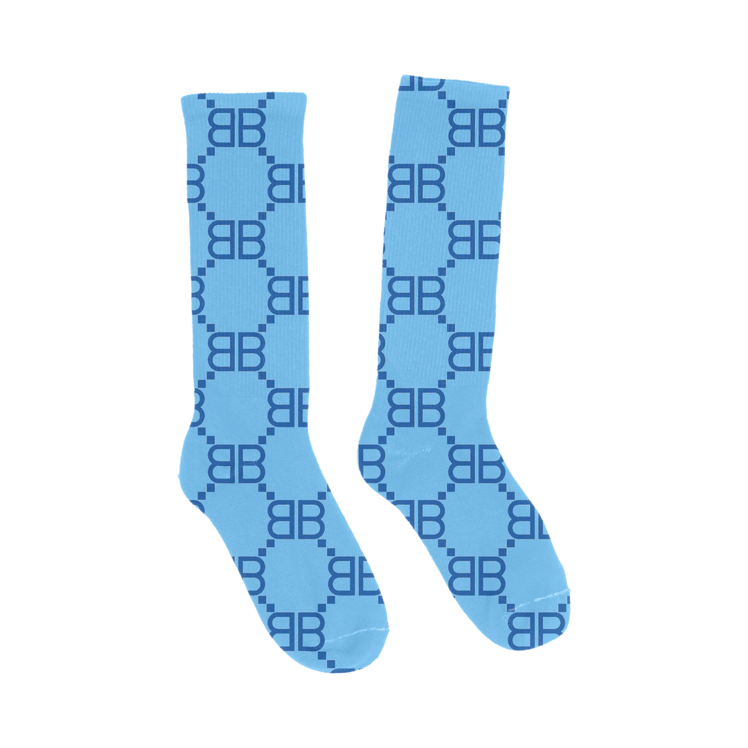 Bravest Studios Blue Matrix Socks