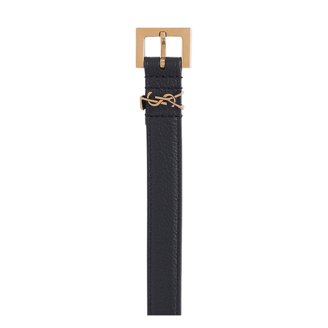 Saint Laurent Men Cassandre Thin Belt
