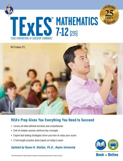 TExES Mathematics 7-12 (235) Study Guide 2025-2026 - Paperback