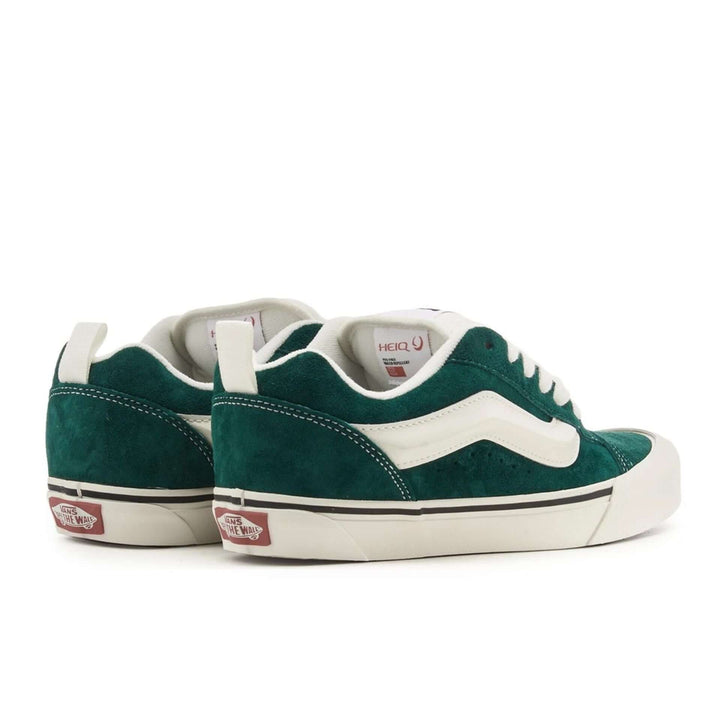 Vans green, white low top leather unisex Sneakers