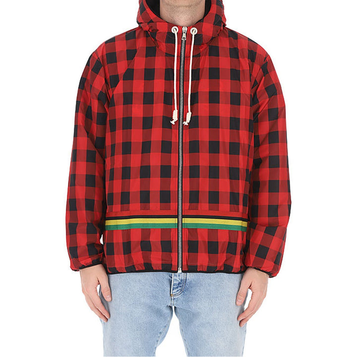 Palm Angels Checked  Windbreaker Jacket Men
