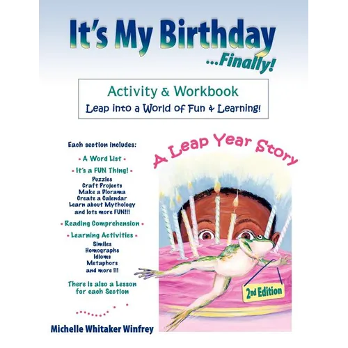 It's My Birthday Finally Activity and Workbook - Paperback
