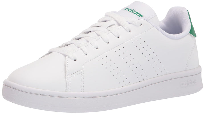 adidas Mens Advantage Racquetball Shoe White/White/Green 14