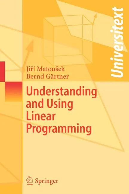 Understanding and Using Linear Programming - Paperback