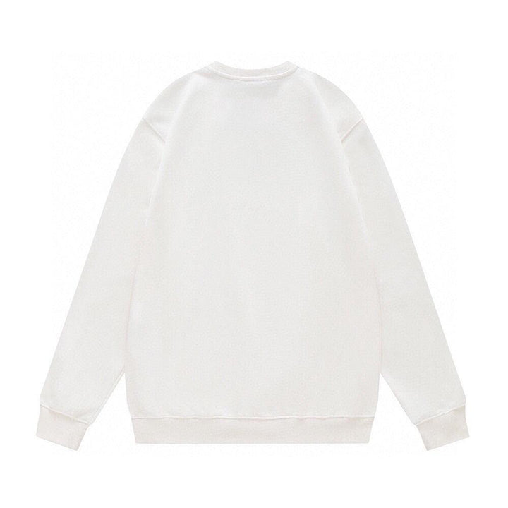 LOEWE L Intarsia Wool Sweater White/Green
