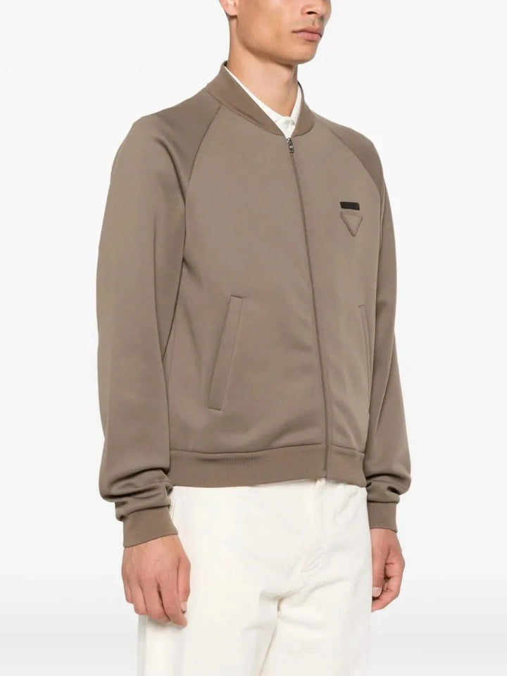 Prada Men Zipped Cardigan