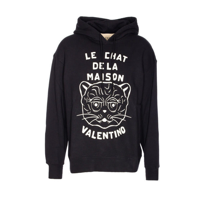 Valentino Garavani Men Chat De La Maison Patch Hoodie