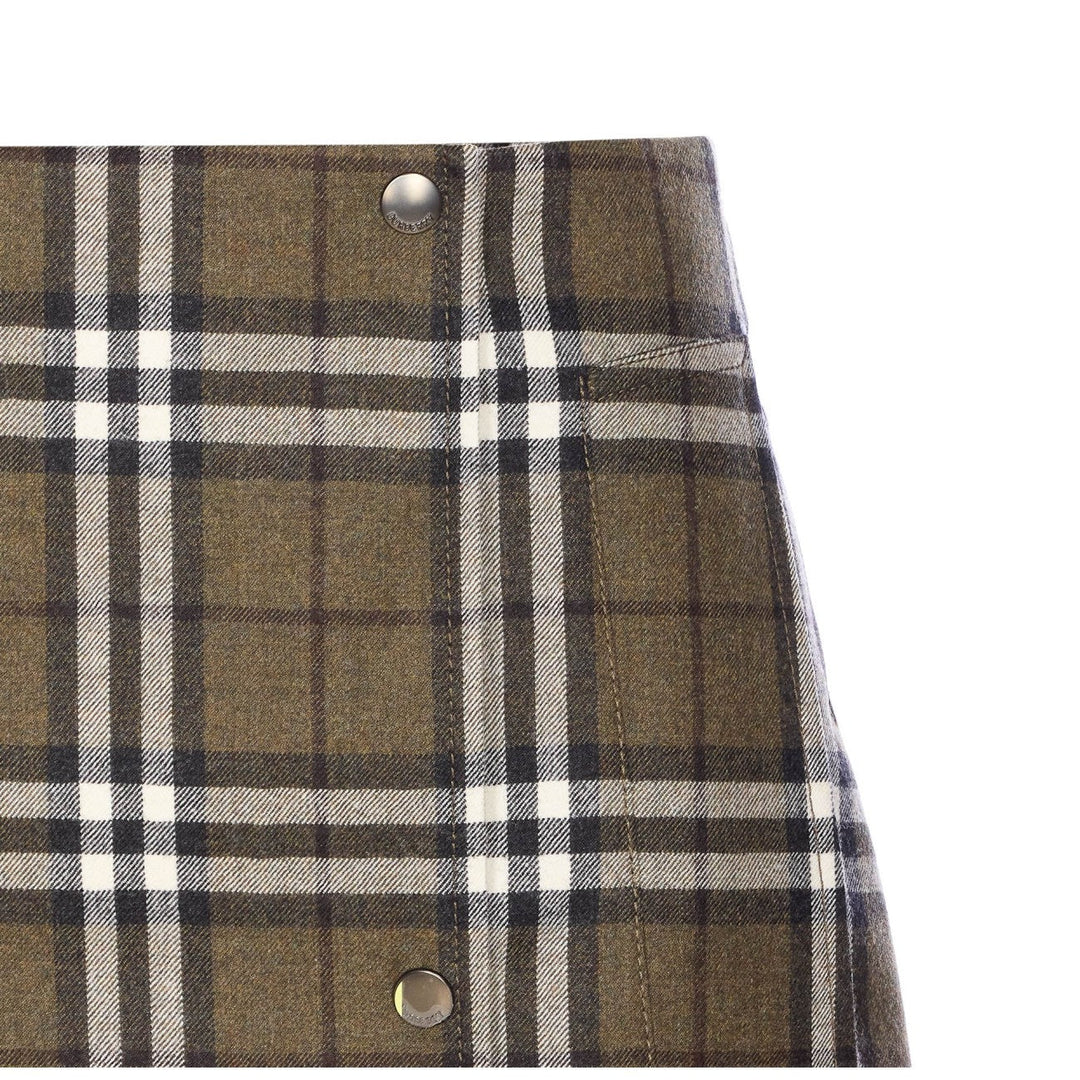 Burberry Women Check Trench Skirt