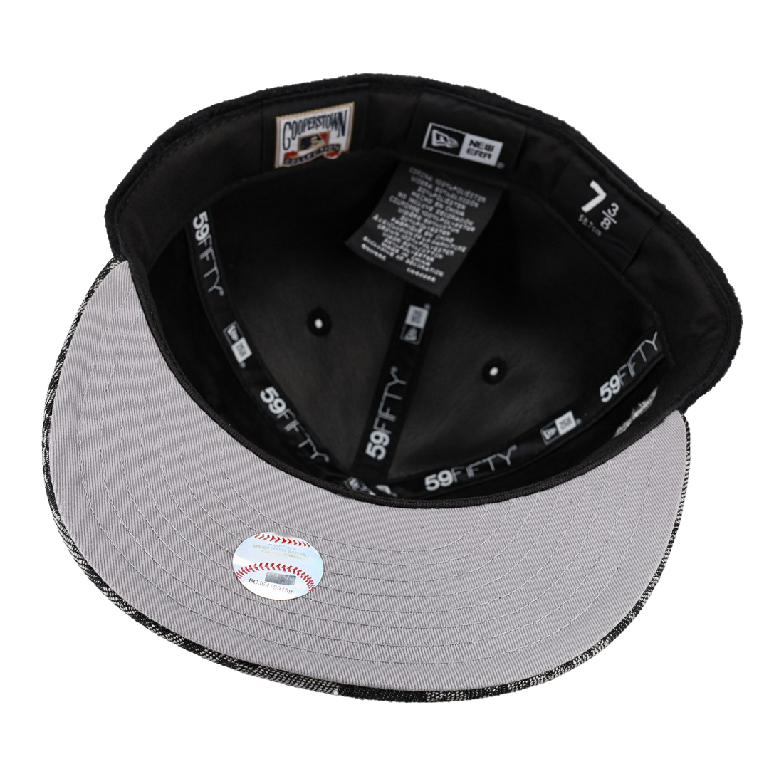 Cleveland Indians Suede Inaugural Season Patch 59Ffity Fitted Hat