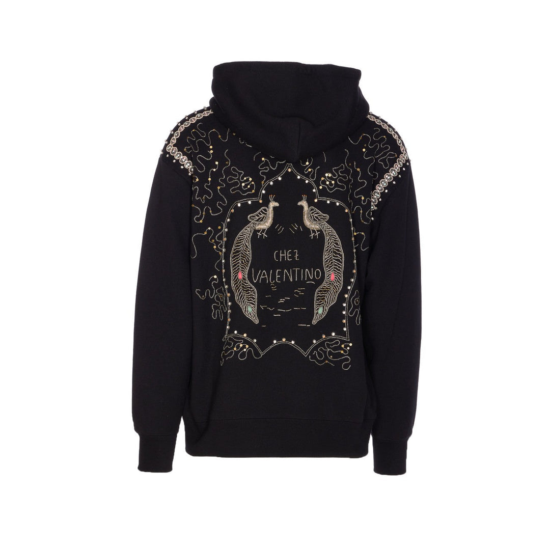 Valentino Garavani Men Chez Valentino Embroidered Hoodie